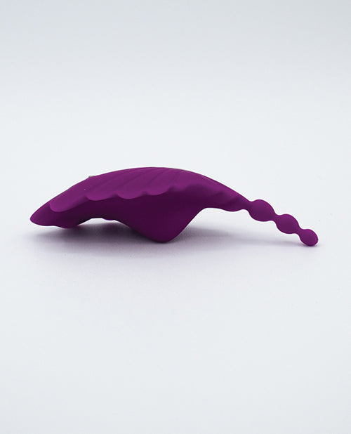 Like A Kitten Natalie's Toy Box Shell Yeah! Remote Controlled Wearable Panty Vibrator - Purple - Image 2