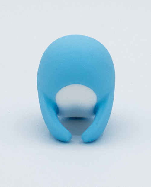 Like A Kitten Natalie's Toy Box Heavenly Humpback Finger Vibe - Blue - Image 2