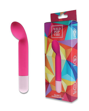 Wild Pop Vibe Slim G Vibrator - Pink - Image 3