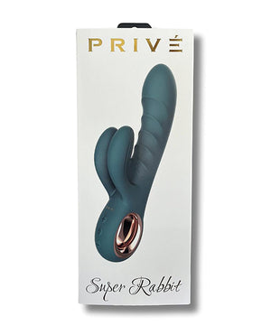 Prive PRIVE Super Rabbit Vibrator - Teal - Image 3