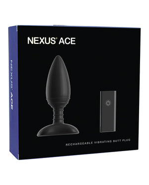 Nexus Nexus Ace Remote Control Butt Plug Large - Black