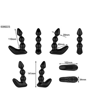 Nexus Nexus Bendz Bendable Prostate &amp; Perineum Massager - Black - Image 4
