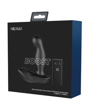 Nexus Nexus Boost Prostate Massager w/Inflatable Tip - Black
