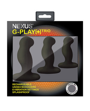 Nexus Nexus G Play Trio Rechargeable Massagers - Black - Image 2