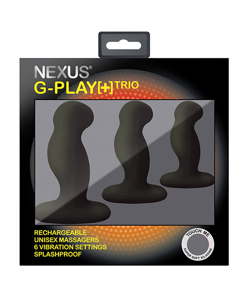 Nexus Nexus G Play Trio Rechargeable Massagers - Black - Image 2