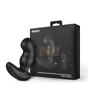 Nexus Nexus Ride Extreme Vibrating Prostate &amp; Perineum Massager - Black