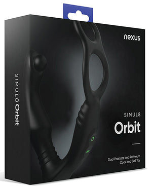 Nexus Nexus Simul8 Orbit Thumping Anal Cock &amp; Ball - Black