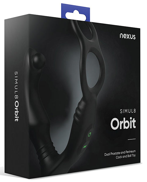 Nexus Nexus Simul8 Orbit Thumping Anal Cock &amp; Ball - Black