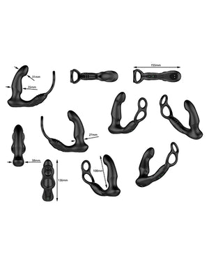 Nexus Simul8 Wave Dual Cock Ring Prostate Massage - Black - Image 5