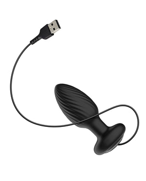 Nexus Nexus Tornado Rotating &amp; Vibrating Small Butt Plug - Black - Image 5
