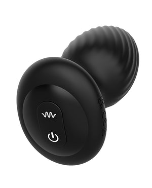Nexus Nexus Tornado Rotating &amp; Vibrating Large Butt Plug w/Remote - Black - Image 4