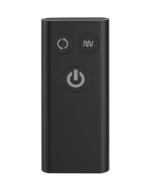 Nexus Nexus Tornado Rotating &amp; Vibrating Large Butt Plug w/Remote - Black - Image 5