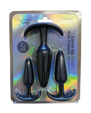 Curious Level Up Anal Trainers 3 pc Silicone Anchor Set - Image 5