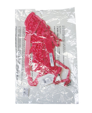 Oh La La Cheri Aubrielle Diamond Mesh Underwire Teddy - Pink MD - Image 4