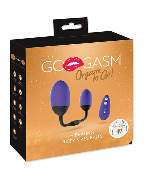 GoGasm GoGasm Vibrating Pussy &amp; Ass Balls - Purple