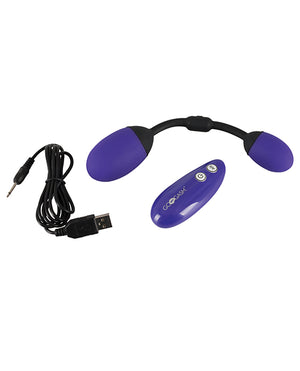 GoGasm GoGasm Vibrating Pussy &amp; Ass Balls - Purple - Image 3