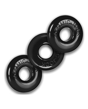 Oxballs Oxballs Ringer Donut 1 - Black Pack of 3 - Image 2