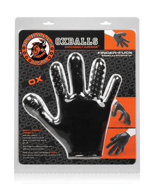 Oxballs Oxballs Finger Fuck Glove - Black - Image 4
