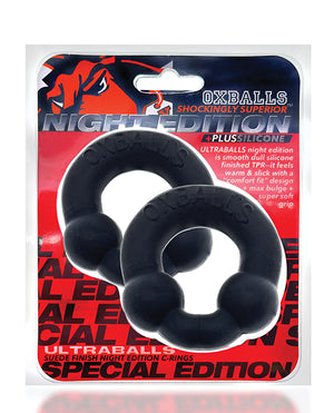 Oxballs Oxballs Ultraballs Cockring Special Edition - Night Pack of 2 - Image 5