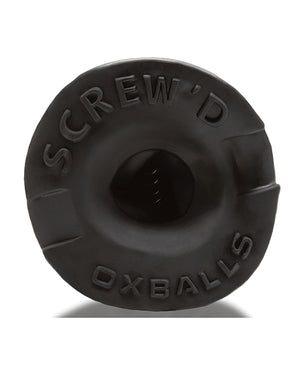 Oxballs Screwdhole Screw'd-in Open Tip Masturbator - Black - Image 5