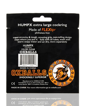 Oxballs Oxballs HUMPX Cockring - Clear - Image 4