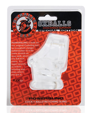 Oxballs Oxballs Powerballs Cocksling &amp; Ball Stretcher - Clear - Image 4