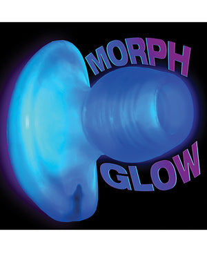 Oxballs Oxballs Glowhole 2 Hollow Buttplug w/LED Insert Large - Blue Morph - Image 5
