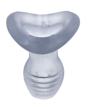 Oxballs Oxballs Glowhole 2 Hollow Buttplug w/LED Insert Large - Clear - Image 2