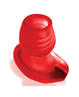 Oxballs Oxballs Glowhole 1 Hollow Buttplug w/LED Insert Small - Red Morph - Image 2