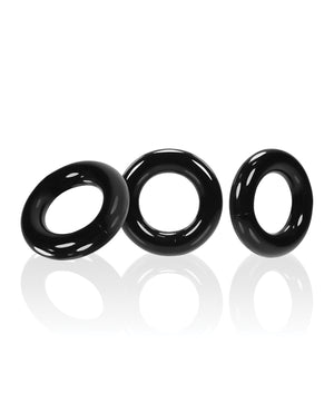 Oxballs Oxballs Willy Rings - Black Pack of 3 - Image 3