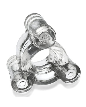 Oxballs Oxballs Buzz Squeeze Ballstretcher Vibe - Clear
