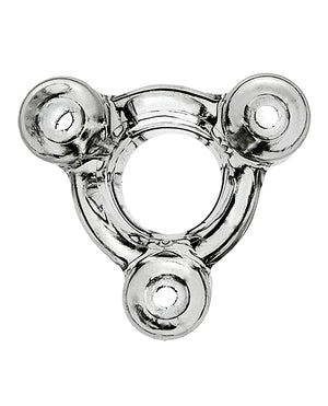 Oxballs Oxballs Buzz Squeeze Ballstretcher Vibe - Clear - Image 4