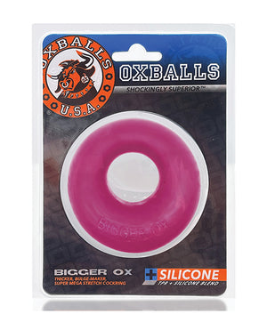Oxballs Oxballs Bigger Ox Cockring - Hot Pink Ice - Image 5