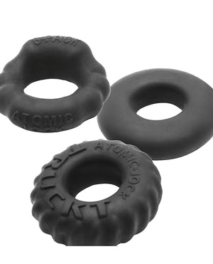 Oxballs Bonemaker Boner Cock Ring Kit Pack of 3 - Special Edition Night - Image 2