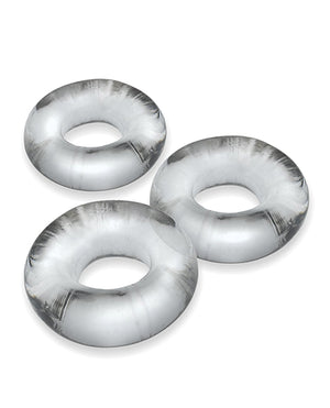 Oxballs Oxballs Fat Willy 3 Pack Jumbo Cock Rings - Clear - Image 2