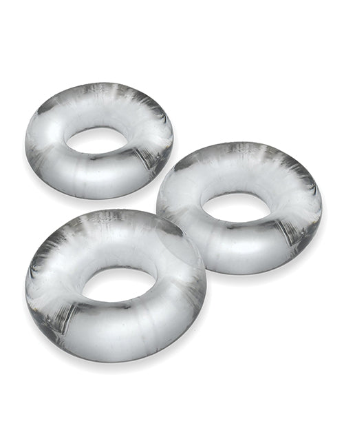 Oxballs Oxballs Fat Willy 3 Pack Jumbo Cock Rings - Clear - Image 2