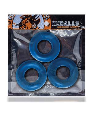 Oxballs Oxballs Fat Willy 3 Pack Jumbo Cock Rings - Space Blue - Image 4