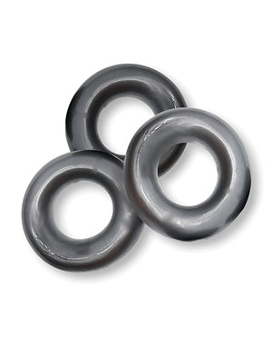Oxballs Oxballs Fat Willy 3 Pack Jumbo Cock Rings - Steel - Image 2