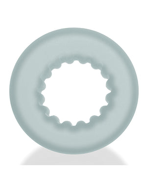 Oxballs Oxballs Axis Rib Griphold Cockring - Clear Ice