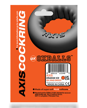 Oxballs Oxballs Axis Rib Griphold Cockring - Clear Ice - Image 4