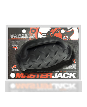 Oxballs Oxballs MasterJack Double Penetration Stroker - Jo Black Ice - Image 5