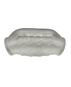 Oxballs Oxballs MasterJack Double Penetration Stroker - Jo Clear Ice - Image 4