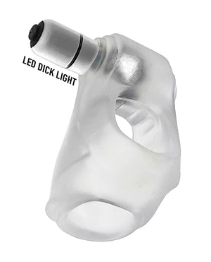 Oxballs Oxballs Glowsling Cock Sling - LED Clear Ice - Image 2