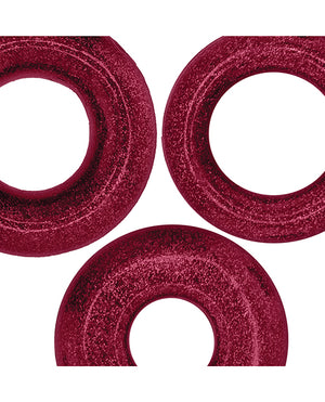 Oxballs Oxballs Cockpack Multi Design 3 Pack Cockrings - Cherry Lips - Image 2