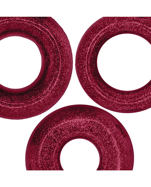 Oxballs Oxballs Cockpack Multi Design 3 Pack Cockrings - Cherry Lips - Image 2