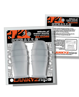 Oxballs Oxballs Lankyz Silicone Nip Suckers - Clear - Image 4
