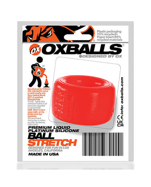 Oxballs Oxballs Silicone Balls-T Ball Stretcher - Red - Image 3