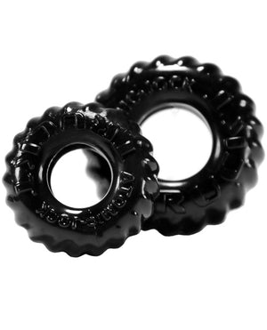 Oxballs Oxballs TruckT Cock &amp; Ball Ring - Black Pack of 2 - Image 3