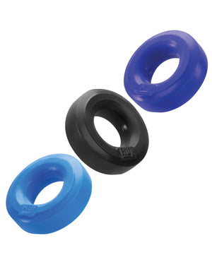 Hunky Junk Hunky Junk C-Ring Multi Pack - Cobalt Pack of 3 - Image 4