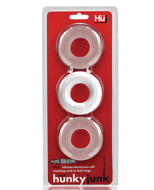 Hunky Junk Hunky Junk C-Ring Multi Pack - White Ice Pack of 3 - Image 3